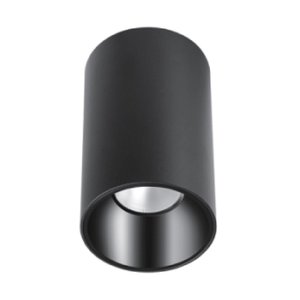 SURFACE-MOUNT LED ROUND SINGLE HEAD DOWNLIGHTS - 12W - 120VAC - 1080LM - BEAM ANGLE 30° - 3000K OR 4000K - DAMP