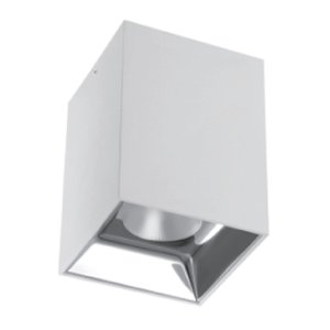 SURFACE-MOUNT LED SQUARE SINGLE HEAD DOWNLIGHTS - 15W - 120VAC - 1350LM - BEAM ANGLE 30° - 4000K - DAMP LOCATION -