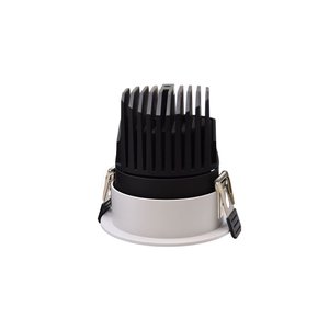 CL-DL5-R-12W-36D-5CCT-WH - 3 INCHES ANTI GLARE RECESSED DOWNLIGHT 120VAC 12W 750LM BEAM ANGLE 36D 5C