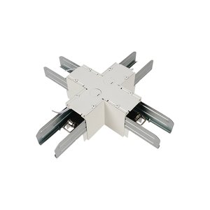 CROSS CONNECTOR FOR LL1 SERIES LINEAR LIGHTS WHITE