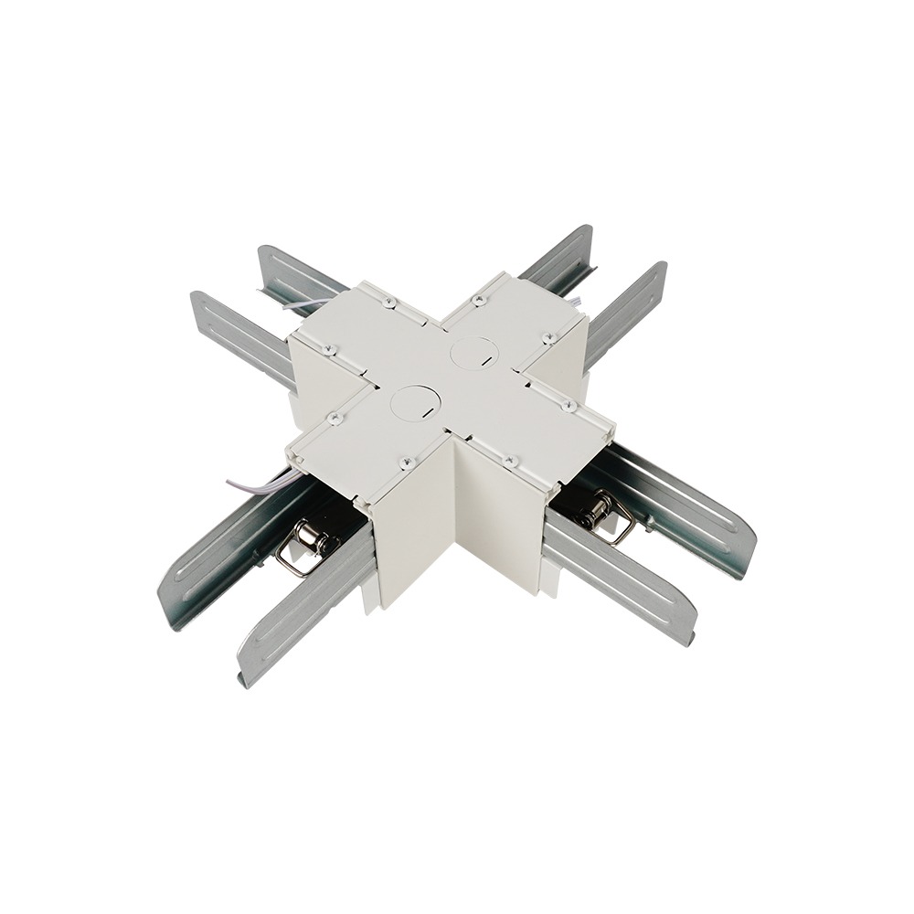 CROSS CONNECTOR FOR LL1 SERIES LINEAR LIGHTS WHITE