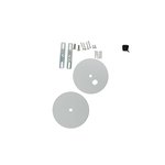 CANOPY PENDANT KIT FOR LL1 LINEAR LIGHTS WHITE