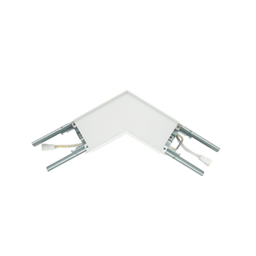 120-DEGREE CONNECTOR FOR LL1 LINEAR LIGHTS WHITE