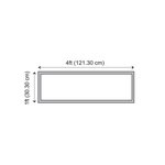 LED PANEL SURFACE MOUNTED KIT  1*4 FT