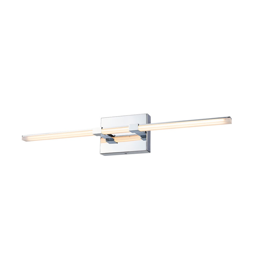Vanity light 1334L - 26.77 inches length - 26watt - 5CCT - Osram LED chip - Damp location - Chrome