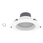 CDL03 COMMERCIAL DOWNLIGHT, 6", 10/13/18/21/24W, 27/30/35/40/5000K, 120-347V, 0-10V/TRIAC/ELV DIMMING, WHITE