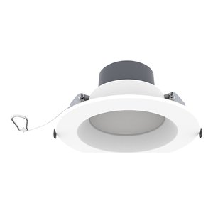 CDL03 COMMERCIAL DOWNLIGHT, 6", 10/13/18/21/24W, 27/30/35/40/5000K, 120-347V, 0-10V/TRIAC/ELV DIMMING, WHITE