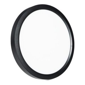 Ceiling light 9\" 20W 120V 27-30-35-40-50K black frost dim TRIAC