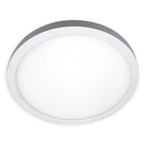 ROND LED ENCASTRÉ 12W 850 LUMENS 120V - SÉLECTION 3000K/4000K - 11 PO DIAM. - ACIER BROSSÉ – LUMIFARO