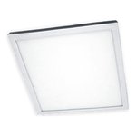 CHL5S-30/40K - SQUARE - 8W - 500 LUMENS - 120V - 5 X 5 X 13/8 H. SELECTION SWITCH 30K OR 40K - WHITE