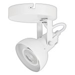 LED CEILING LIGHT FOR GU10 BULBS - SERIES 215 - 1 LIGHT - WHITE