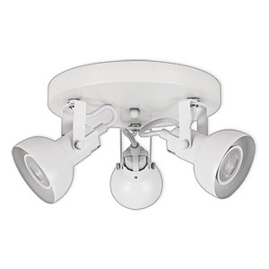 LUMINAIRE DE PLAFOND LED POUR AMPOULES GU10 - SÉRIE 215 - 3 LUMIÈRES - BLANC