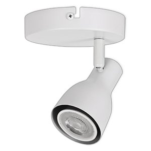LUMINAIRE DE PLAFOND LED POUR AMPOULES GU10 - SÉRIE 304 - 1 LUMIÈRE - BLANC