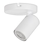 LED CEILING LIGHT FOR GU10 BULBS - SERIES 104 - 1 LIGHT - WHITE