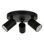 LED CEILING LIGHT FOR GU10 BULBS - SERIES 104 - 3 LIGHTS (CK-22104-3)