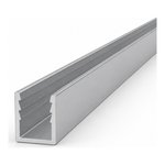 ALUMINUM PROFILE SUITABLE FOR NEON 0407 SERIES - 1 METER - SILVER