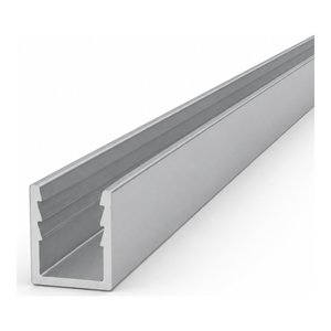 ALUMINUM PROFILE SUITABLE FOR NEON 0407 SERIES - 1 METER - SILVER