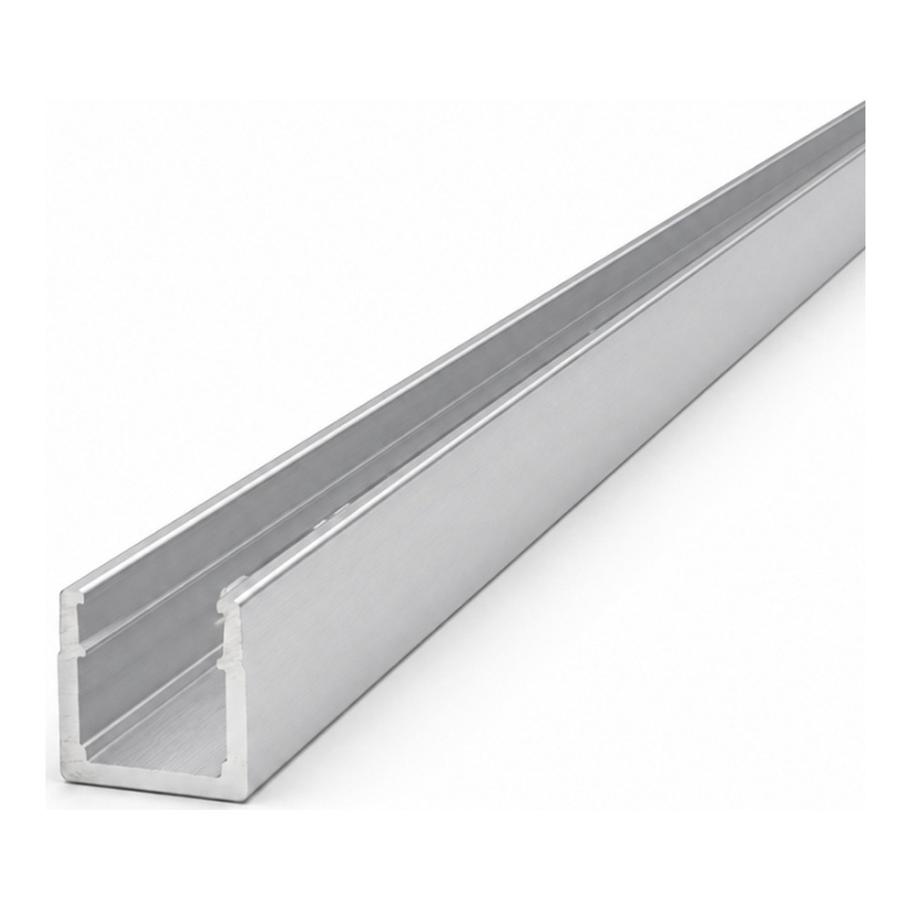 ALUMINUM PROFILE SUITABLE FOR NEON 0606 SERIES - 1 METER - SILVER