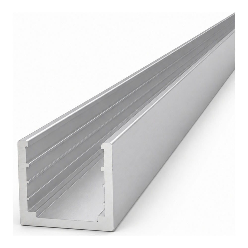 ALUMINUM PROFILE SUITABLE FOR NEON 1515 SERIES - 1 METER - SILVER