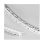BENDABLE ALUMINUM PROFILÉ LEFTRIGHTUPDOWN WITH SILICON COUVERCLE & 2PCS ENDCAPS ARGENT