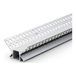 TRIMLESS RECESSED CORNER PROFILE 4625 WITH 2ENDCAPS & PC COVER