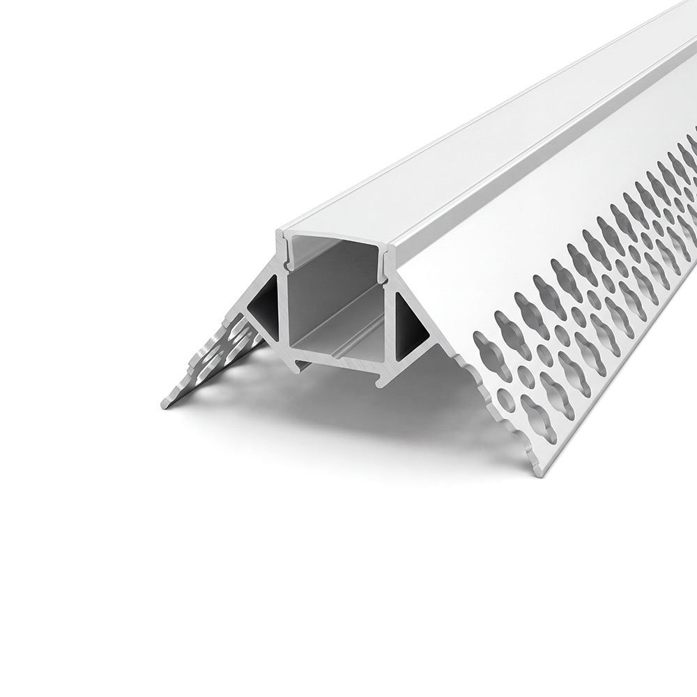 TRIMLESS ENCASTRÉ CORNER PROFILÉ 5324 WITH 2 ENDCAPS & PC COUVERCLE