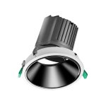 TRIMLESS RECESSED AFTER DRYWALL ALUMINUM PROFILE 6114 WITH 2 ENDCAPS & PC COVER 10FT SILVER