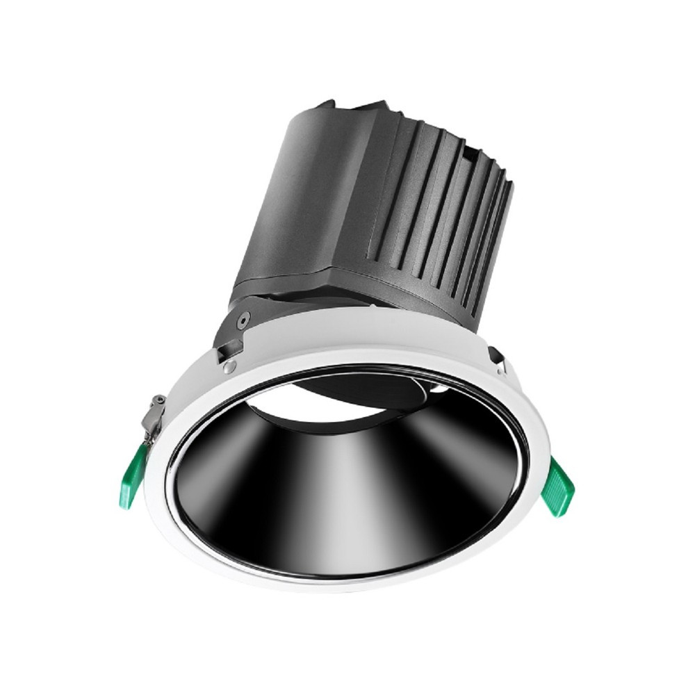 TRIMLESS RECESSED AFTER DRYWALL ALUMINUM PROFILE 6114 WITH 2 ENDCAPS & PC COVER 10FT SILVER