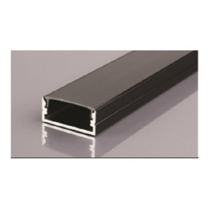 SURFACE MOUNTED/ENCASTRÉ ALUMINUM PROFILÉ 617 WITH PC COUVERCLE NOIR