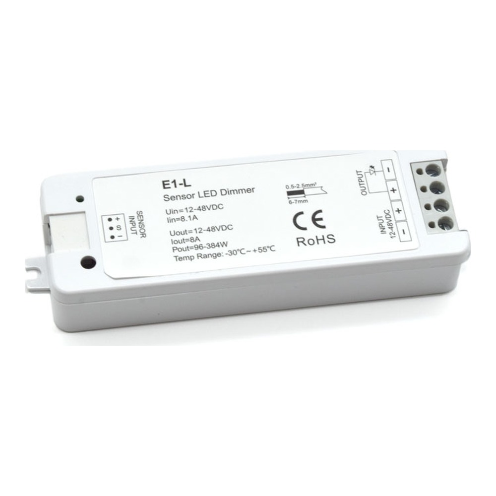 SENSOR CONTROLLER,INPUT VOLTAGE 12V-48V DC, OUTPUT 12-48V DC,8A MAX 96-384W, 97*33*18MM