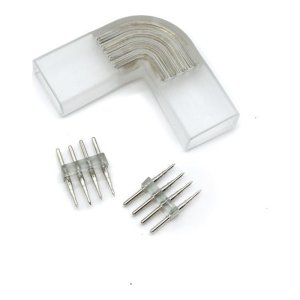 ACCESSORY HIGH VOLTAGE 5050 SMD RUBAN RGB L SHAPE CONNECTEUR NO FIL