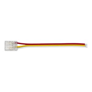 COB STRIP LIGHT CONNECTOR - SINGLE HEAD WITH 10CM WIRE - 3PIN