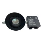 4 INCHES ROUND BAFFLE LIGHT - 12WATT - 1000LM - PF0.9 - FT4 WIRE - 5CCT (2.7K - 3K - 3.5K - 4K - 5K)