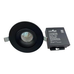 4 INCHES ROUND BAFFLE LIGHT - 12WATT - 1000LM - PF0.9 - FT4 WIRE - 5CCT (2.7K - 3K - 3.5K - 4K - 5K)
