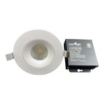 4 INCHES ROUND BAFFLE LIGHT, 12WATT, 1000LM, PF0.9, FT4 WIRE, 5CCT (2.7K, 3K, 3.5K, 4K, 5K), CRI90