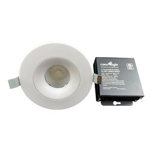 4 INCHES ROUND BAFFLE LIGHT, 12WATT, 1000LM, PF0.9, FT4 WIRE, 5CCT (2.7K, 3K, 3.5K, 4K, 5K), CRI90