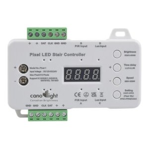 HANDRAIL CONTRÔLEUR FOR SINGLE COLOR CHASABLE RUBAN LUMINAIRE DC12-24V MAX PIXEL QUANTITY 512PCS SUITABLE FOR