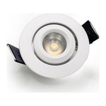 MINI LED SPOTLIGHT 2.5W - 24V DC - 175 LM - IP20 - CRI 80+ - GRADABLE - 3000K - 30° - BLANC (CUT OUT 44MM)