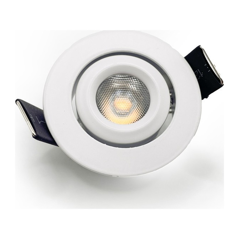 MINI LED SPOTLIGHT 2.5W - 24V DC - 175 LM - IP20 - CRI 80+ - GRADABLE - 3000K - 30° - BLANC (CUT OUT 44MM)