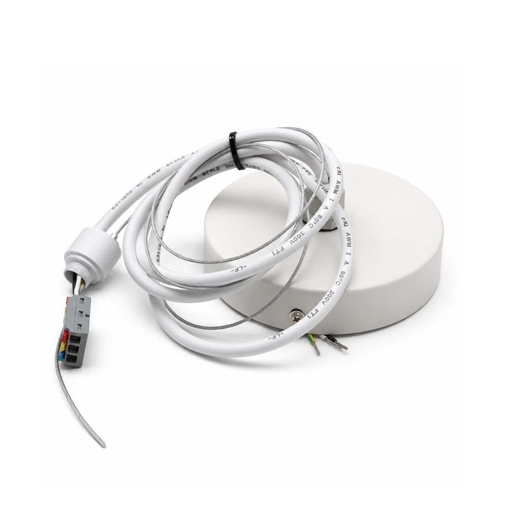 KITS DE SUSPENSION POUR ENCASTRES DE SURFACE CARRES ET RONDS BLANC
