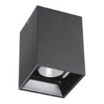 CL-DL2-SS-15W-30D-4K-BL - SURFACE-MOUNT LED SQUARE SINGLE HEAD DOWNLIGHTS, 15W, 120VAC, 1350LM, BEAM ANGLE 30°, 4000K, DAMP LOCATION