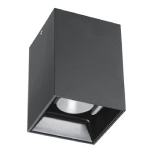 CL-DL2-SS-15W-30D-4K-BL - SURFACE-MOUNT LED SQUARE SINGLE HEAD DOWNLIGHTS, 15W, 120VAC, 1350LM, BEAM ANGLE 30°, 4000K, DAMP LOCATION