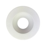 CADRE ROND 2 POUCES AVEC GARNITURE POUR SÉRIE DL3 - BLANC