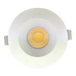 3.5 INCH ROUND FRAME WITH TRIM FOR DL3 SERIES - WHITE