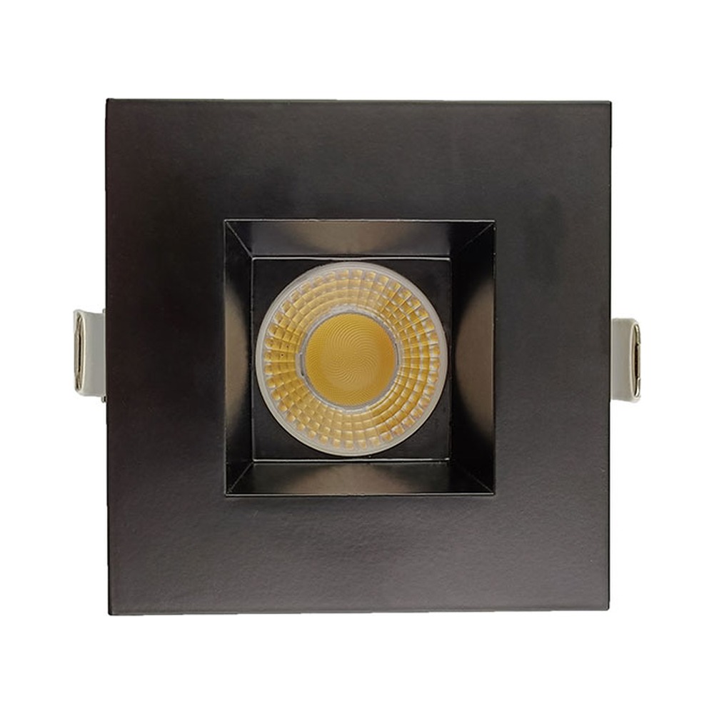 3.5 INCH SQUARE FRAME WITH TRIM FOR DL3 SERIES - BLACK