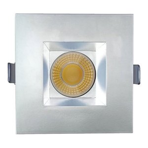 3.5 INCH SQUARE FRAME WITH TRIM FOR DL3 SERIES - WHITE