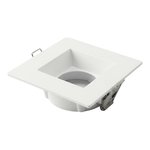 3.5 INCH SQUARE FRAME WITH TRIM FOR DL3 SERIES - WHITE