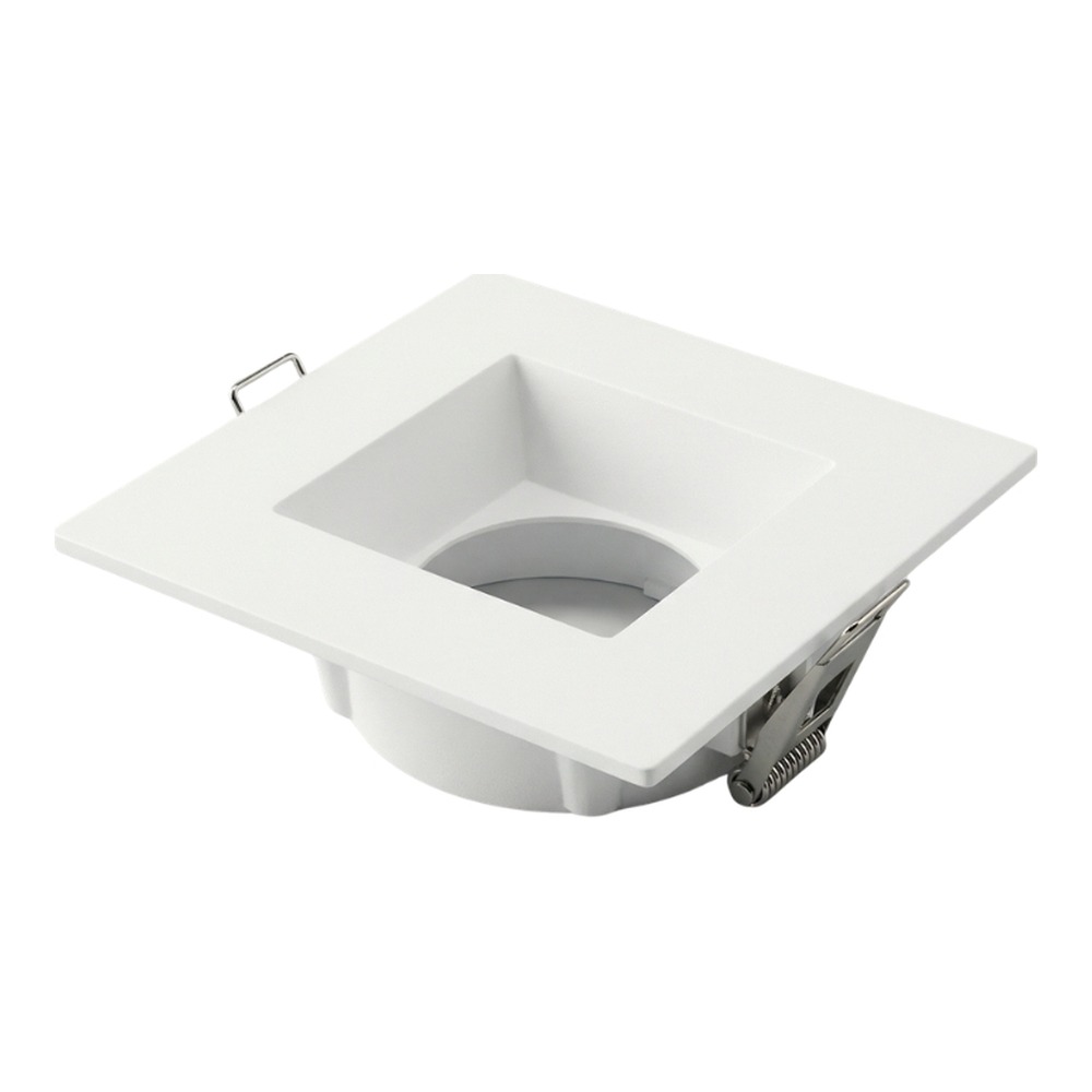 3.5 INCH SQUARE FRAME WITH TRIM FOR DL3 SERIES - WHITE