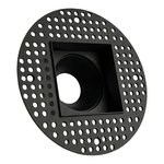 3.5 INCH SQUARE FRAME TRIMLESS FOR DL3 SERIES - BLACK