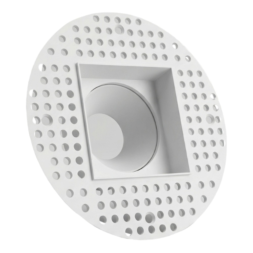 3.5 INCH SQUARE FRAME TRIMLESS FOR DL3 SERIES - WHITE